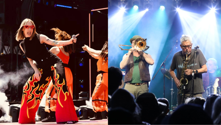 Marie-Mai (gauche) et Les Colocs – Ensemble (droite). (Photos gracieuseté - Eric Myre (gauche) et Claude Gauthier (droite))