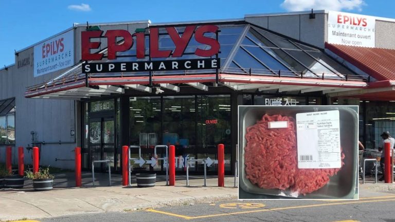 Le Supermarché Épilys dont le boeuf haché maigre est rappelé par le MAPAQ.