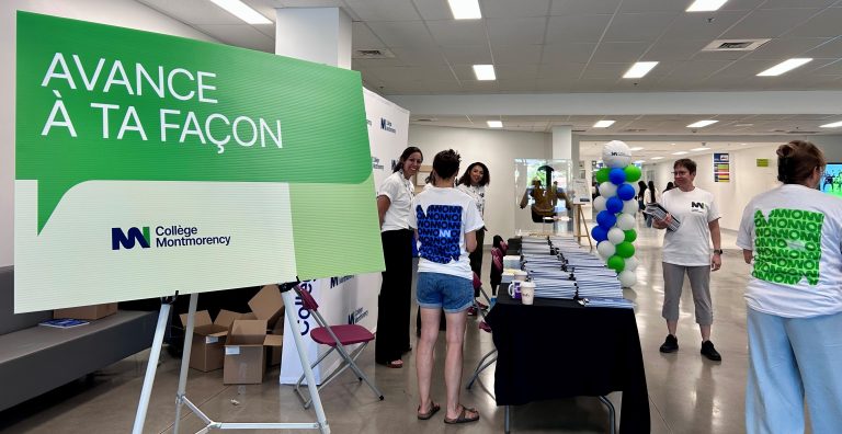 Rentrée scolaire au Collège Montmorency, automne 2025-2026. (Photo gracieuseté)