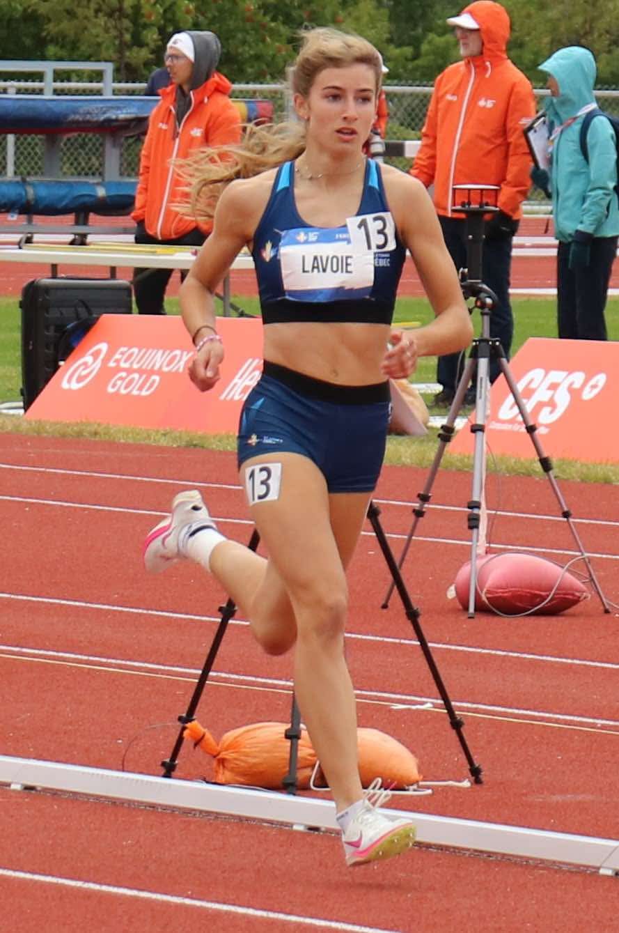 Clémence Lavoie aux Jeux du Canada 2025. (Photo gracieuseté)