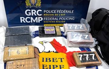 Les 13 kg de cocaïne présumée ont été découverts dans le véhicule de l'accusé, ce qui a mené à son arrestation. (Photo gracieuseté)