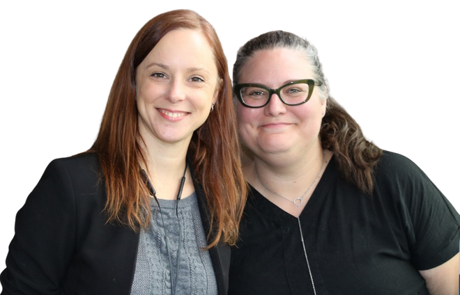 Changement de garde à la direction générale de la SNQ Laval alors que Marie Anne Arragon (à gauche sur la photo) passe le flambeau à Éliz Robert qui, jusque-là, était coordonnatrice des initiatives interculturelles à la Société nationale du Québec à Laval.