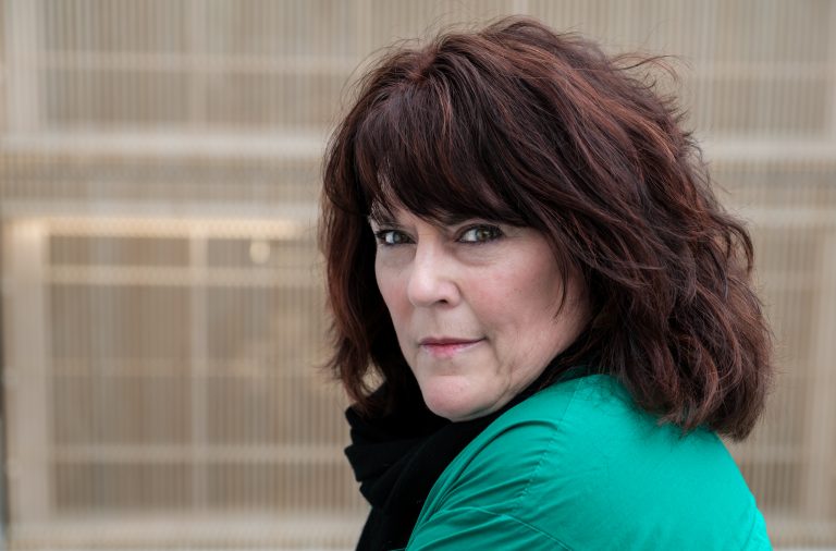 80 ans du Courrier Laval: salutations de la FNCC-CSN Annick Charrette, présidente FNCC-CSN. (Photo gracieuseté)