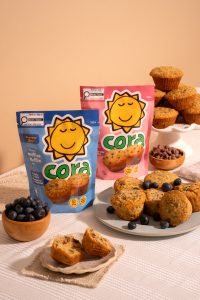 Les nouveaux mélanges à muffins Cora. (Photo gracieuseté Cora)
