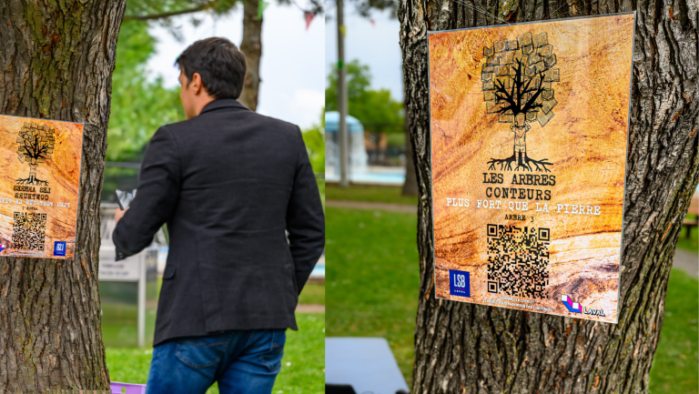 Il est possible de découvrir Les Arbres Conteurs de Laval depuis le 6 septembre. (Photos gracieuseté)