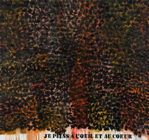 Une huile sur toile de Louise Robert, photographiée par Guy L’Heureux.(Photo gracieuseté Guy L’Heureux)