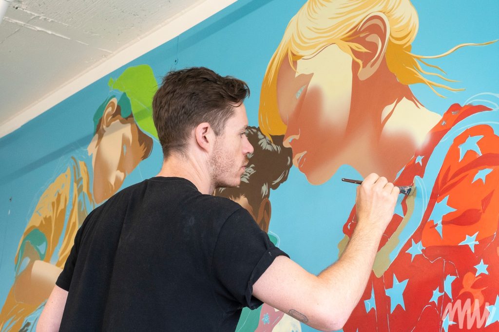 Le samedi 27 septembre, la murale La force du Rêve: Murale collective sur les droits de l’Enfant sera inaugurée au Centre de la nature. (Photo gracieuseté – Page Facebook MU)