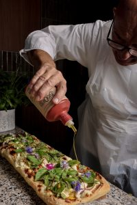 Les pizzas du Picotti sont faites d’ingrédients locaux frais et arrosées d’huile d’olive de première qualité importée d’Italie.(Photo gracieuseté Picotti)
