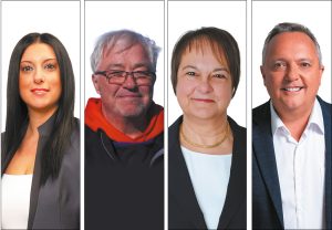 Dans l’ordre habituel, les candidats à la succession de Jocelyne Frédéric-Gauthier, qui quitte son poste de conseillère dans Auteuil, sont Melissa Annisi Palmieri (Action Laval, Michel Cantin (indépendant), Marielle Cormouls-Houlès (Parti Laval - Équipe Larochelle) et Sylvain Yelle (Mouvement Lavallois - Équipe Stéphane Boyer).