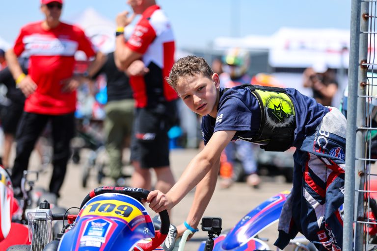 William Rossetti, champion canadien de karting Les aspects que William Rossetti aime le plus du karting sont la vitesse et faire des dépassements. (Photo gracieuseté - Cody Schindel)
