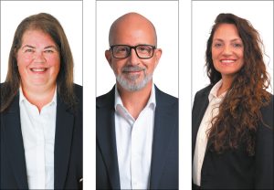 Dans l’ordre habituel, Marie-Josée Duval (Parti Laval - Équipe Larochelle), Vasilios Karidogiannis (Mouvement lavallois - Équipe Stéphane Boyer) et Maria Pagano (Action Laval) briguent les suffrages dans L’Abord-à-Plouffe.