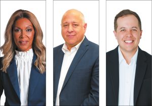 Trois candidats se font la lutte dans Duvernay, anciennement connu comme le district Val-des-Arbres. De gauche à droite : Anick Brunet (Mouvement Lavallois - Équipe Stéphane Boyer), Achille Cifelli (Action Laval) et Guillaume Lajoie (Parti Laval - Équipe Larochelle).