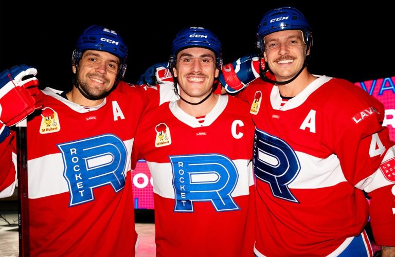 Belzile et Paquette-Bisson obtiennent le «A» avec le Rocket Alex Belzile, Lucas Condotta et Tobie Paquette-Bisson formeront le groupe de leaders du Rocket de Laval pour la saison 2025-2026. (Photo gracieuseté - Rocket de Laval)