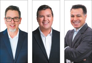 En lice pour le poste de conseiller municipal dans Saint-Bruno, dans l’ordre habituel, Stéphane Bélanger (Parti Laval - Équipe Larochelle), Justin Boisvert (Mouvement Lavallois - Équipe Stéphane Boyer) et David De Cotis (Action Laval).
