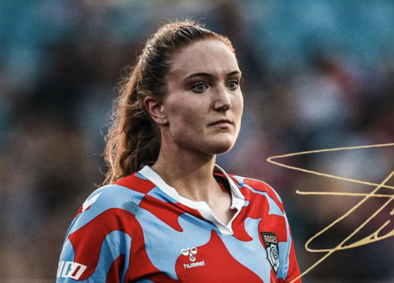 Stéphanie Hill, défenseure étoile des Roses de Montréal dans la Super Ligue du Nord. (Photo gracieuseté - Roses de Montréal)