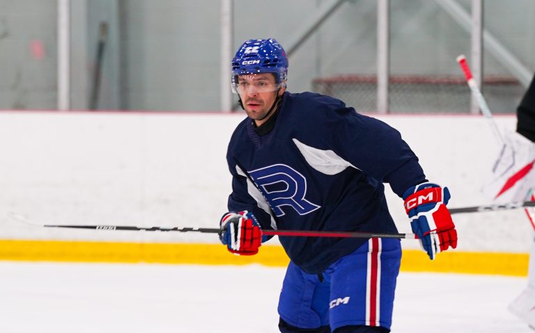 Alex Belzile, le vétéran qui s’améliore avec l’âge Alex Belzile lors du camp d’entraînement 2025 du Rocket de Laval. (Photo gracieuseté - Rocket de Laval)