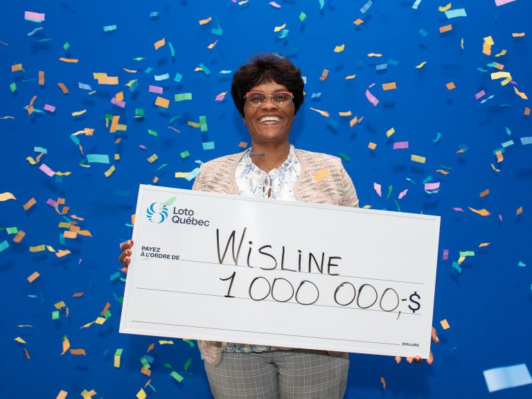 Wisline Milhomme a remporté un lot de 1 000 000$ au tirage du Québec Max du 3 octobre. (Photo gracieuseté)