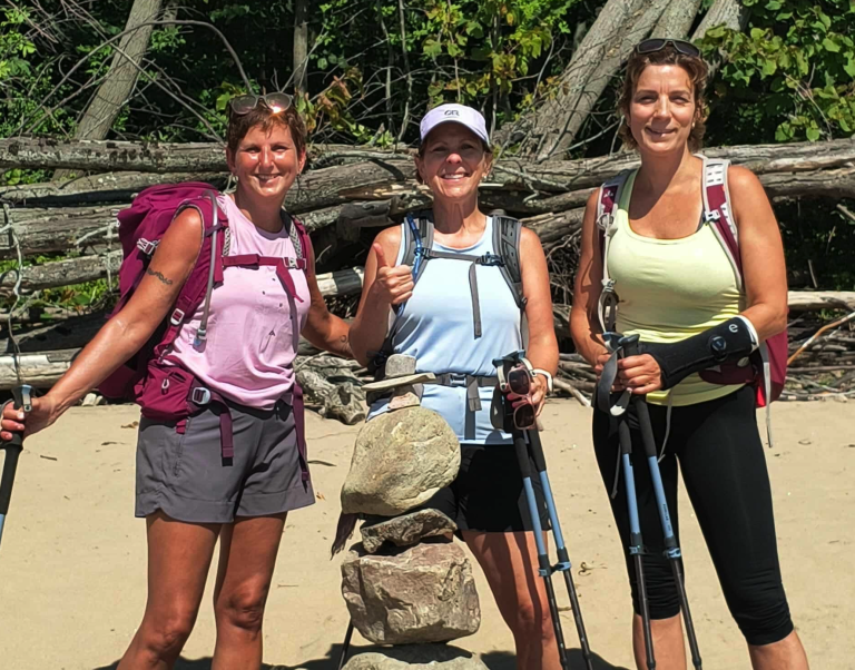Trois Lavalloises participent au 7e Rose trip Maroc Les participantes Martine Labrecque, Mélanie Legrand et Marjorie Leduc (photo gracieuseté)