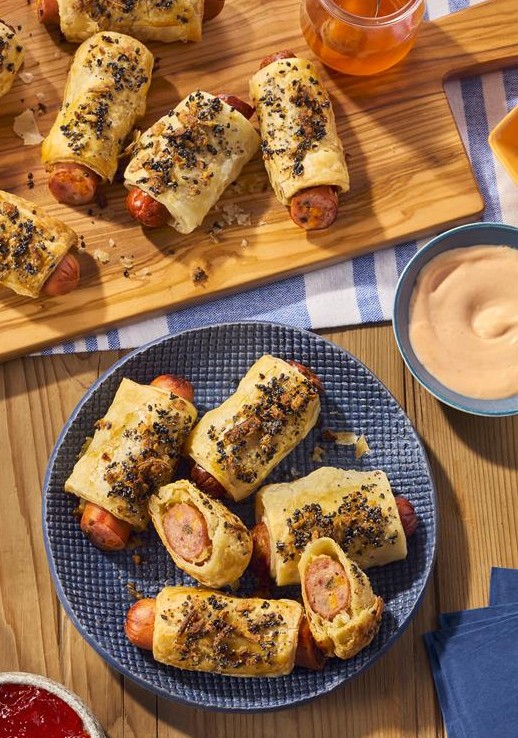 Collations protéinées rapides: roulés croustillants aux saucisses Cette recette de collations est parfaite pour les parents et adultes pressés, que ce soit pour leurs enfants ou eux-mêmes. (Photo gracieuseté – L’Édition Nouvelles)