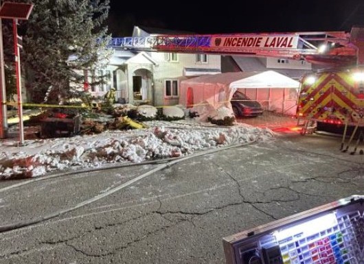 Un chauffage d’appoint cause déjà un 2e feu en 5 jours à Laval Les pompiers de Laval ont pris une quarantaine de minutes pour maîtriser cet autre feu dû à un chauffage d’appoint à se produire cet automne sur l’île Jésus. (Photo gracieuseté)