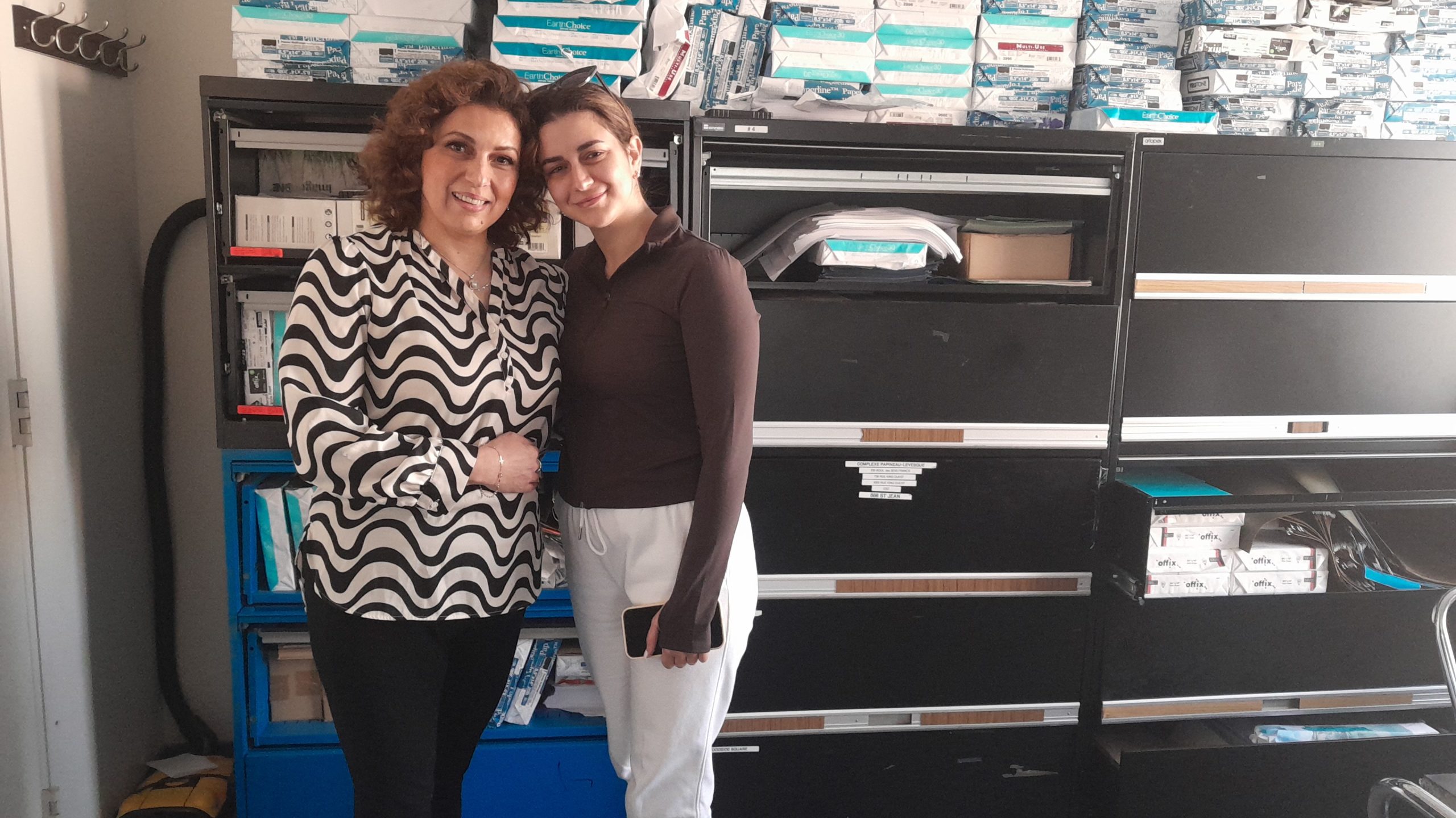 Ola Harsh et sa fille Meryan Eshak. (Photo 2M.Media - Bélizaire Raphaël)