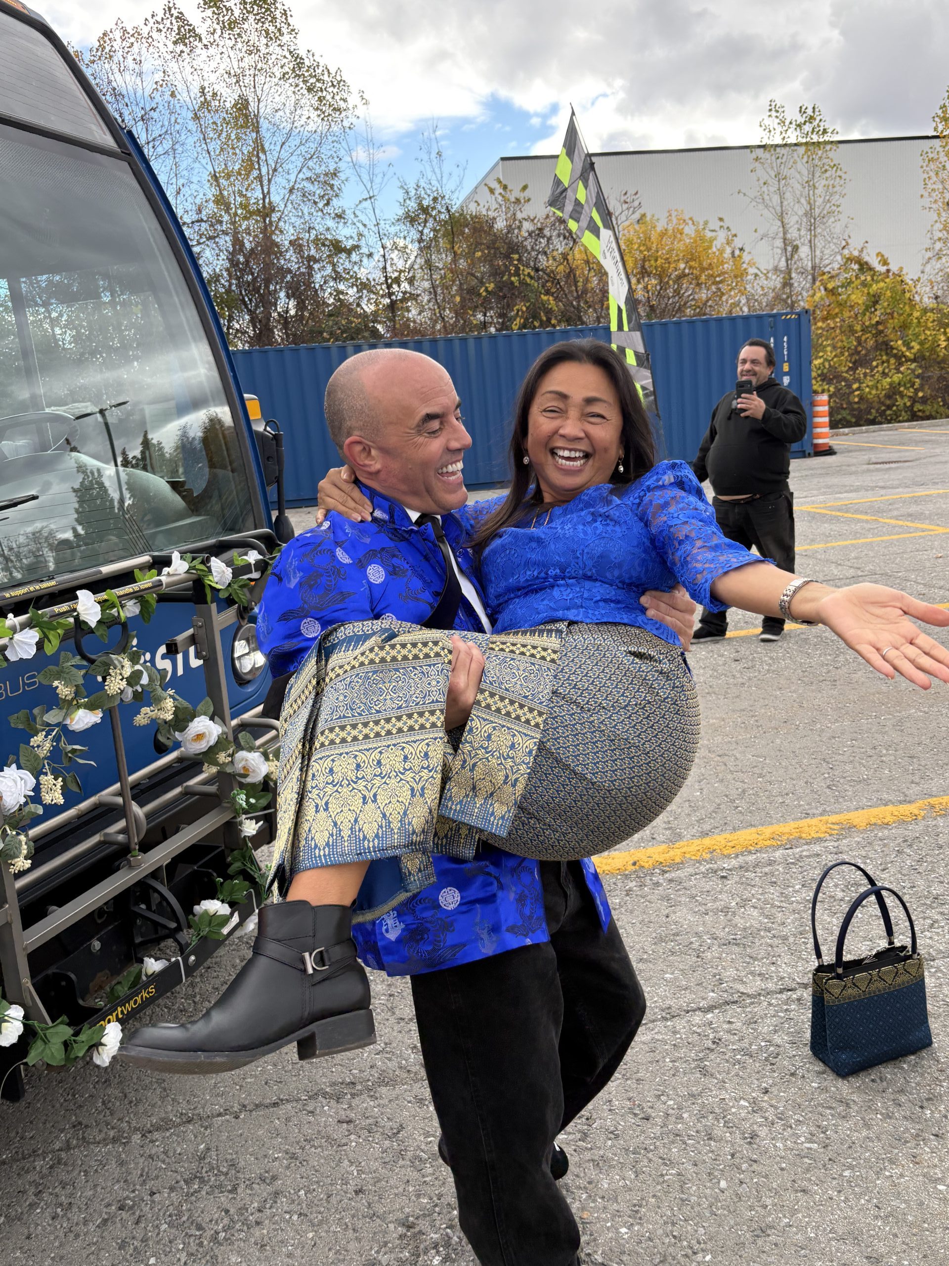 François et Boune célébrant lors de cette journée bien spéciale. (Photo gracieuseté)