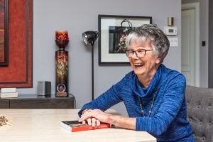 Béatrice Picard en entrevue avec le Courrier Laval en novembre 2018. (Photo 2M.Media – Archives)