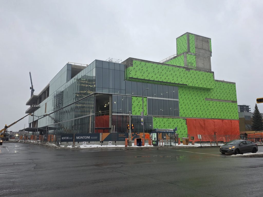 Le chantier en date du mercredi 17 décembre. (Photo 2M.Media – Corinne Prince)