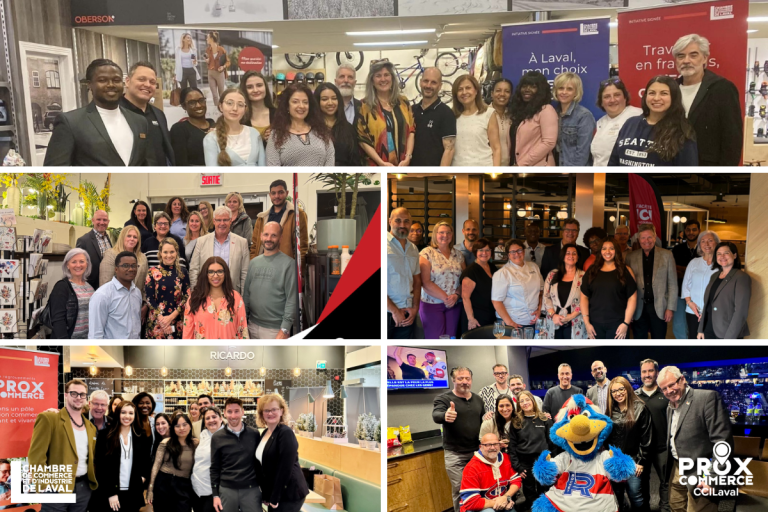 Laval célèbre ses commerces locaux durant les Fêtes Quelques images des événements PROX-Commerce.