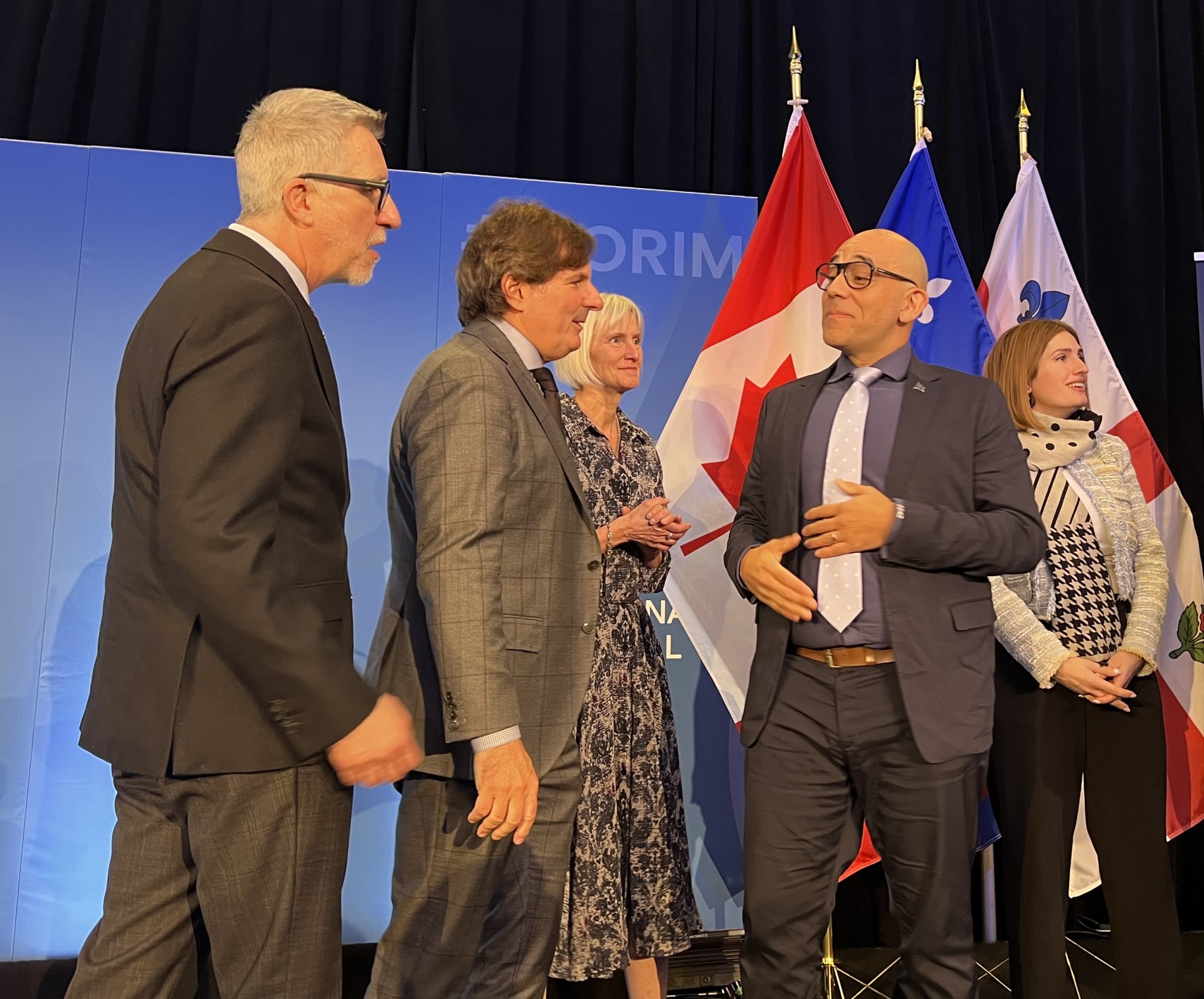 Christopher Skeete , intervenant principal dans une conférence du CORIM