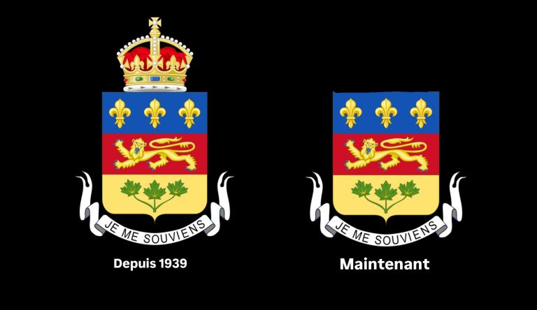 Le gouvernement annonce le retrait de la couronne britannique des armoiries officielles du Québec (Image 2M.Media - Lucie Parmentier)