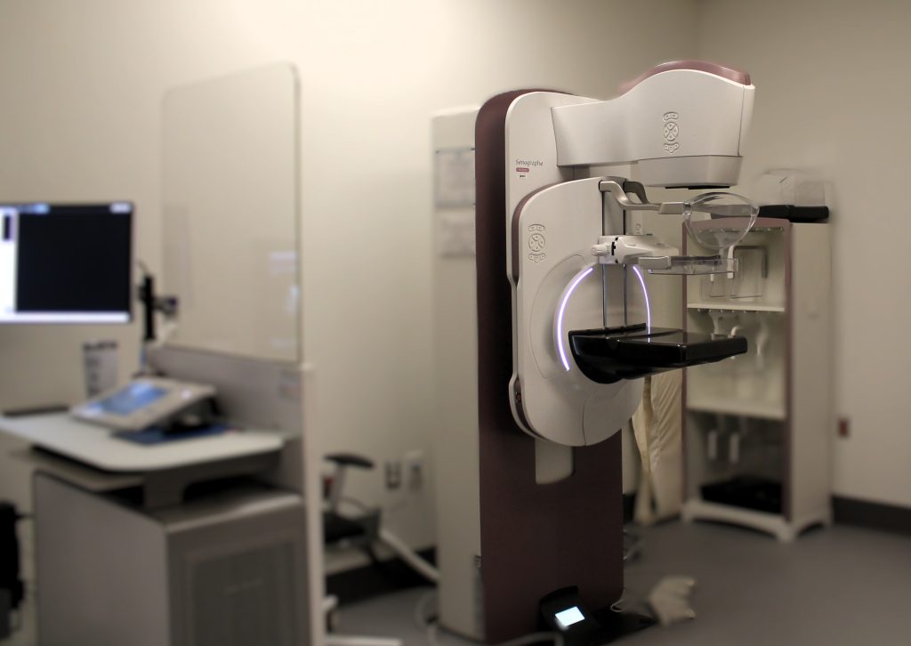 Nouveau mammographe. (Photo gracieuseté)