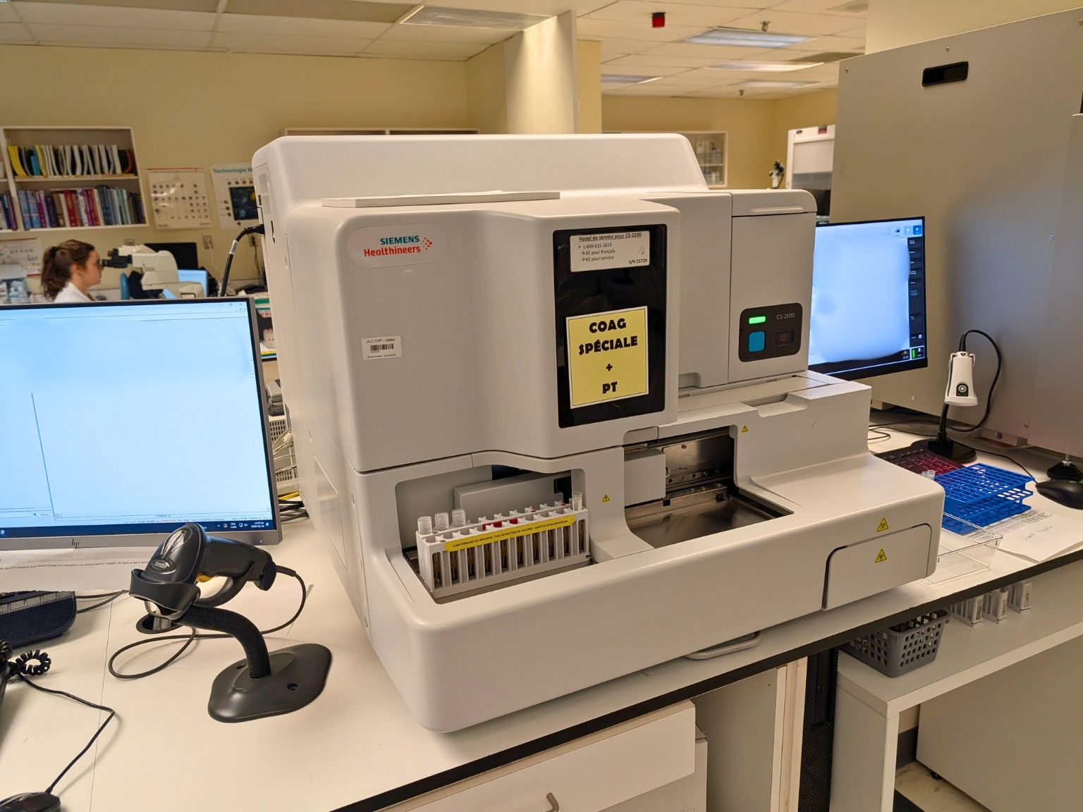 L'appareil ayant permis au CISSS de Laval d'automatiser l’agrégation plaquettaire. (Photo 2M.Media – Nicholas Pereira)