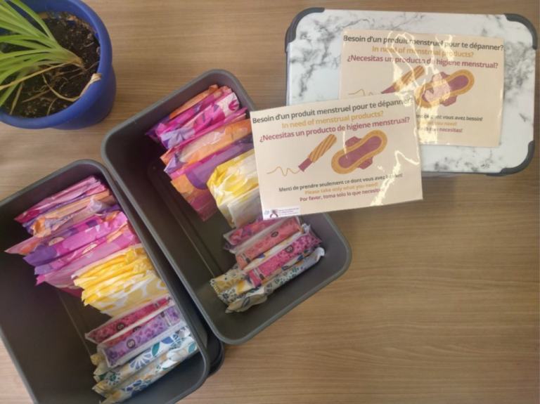 La TCLCF demande des produits menstruels gratuits dans les toilettes de Laval