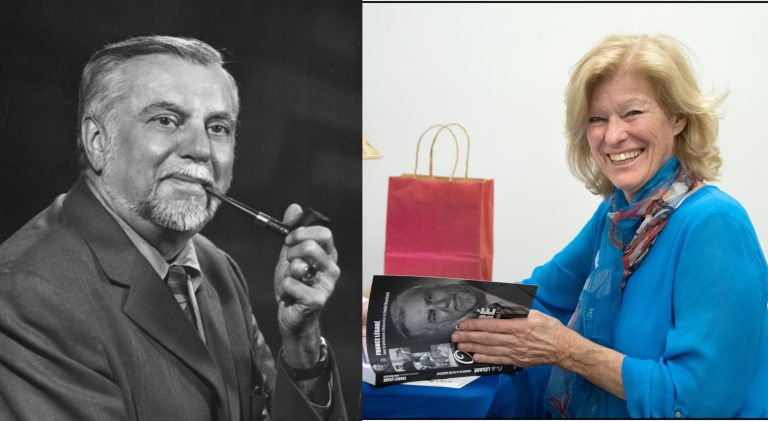 France Légaré rend hommage à son grand-père Ovila Légaré dans une rencontre-causerie servant à soutenir la mission de L’Entraide Pont-Viau et Laval-des-Rapides. (Photos gracieuseté – France Légaré)