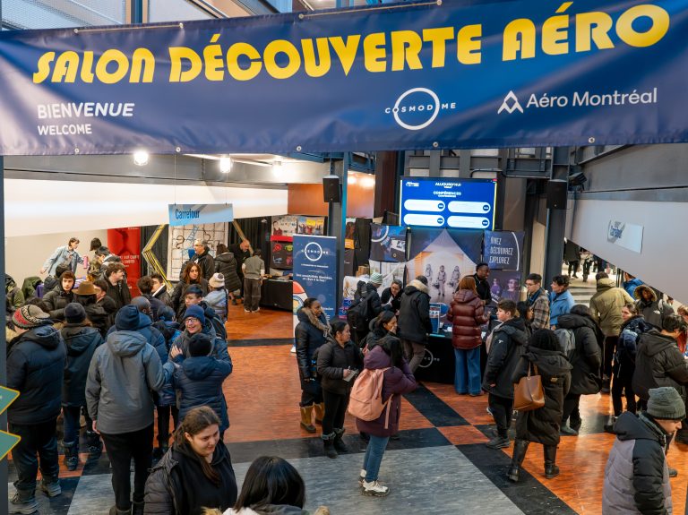 Le Cosmodôme a tenu en février son premier salon centré sur l’aérospatiale, un événement qu’il aimerait rendre récurrent. (Photo gracieuseté)
