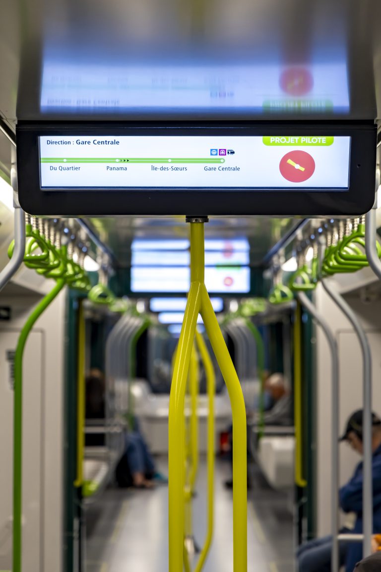 Le REM sera en service le dimanche 15 février alors qu’il devait initialement faire l’objet d’une fermeture complètes afin de procéder à des travaux de maintenance. (Photo gracieuseté – Pulsar)