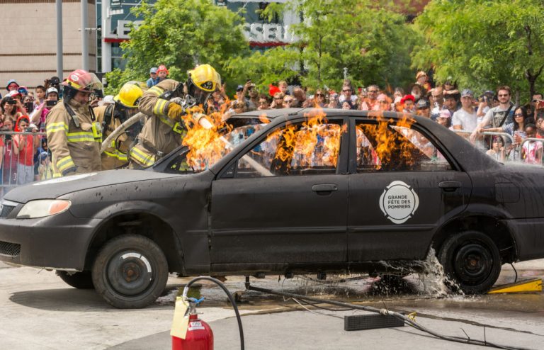 Des milliers de visiteurs ont assisté à chacune des 17 éditions de la Grande Fête des pompiers de Laval. (Photo gracieuseté – Sophie Poliquin)