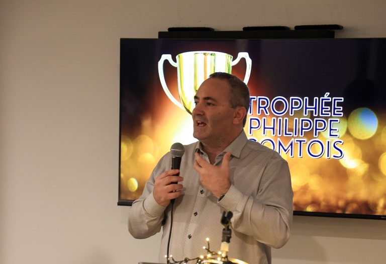 L'ex-olympien Philippe Comtois en 2023. (Capture d'écran - Plongeon Québec)