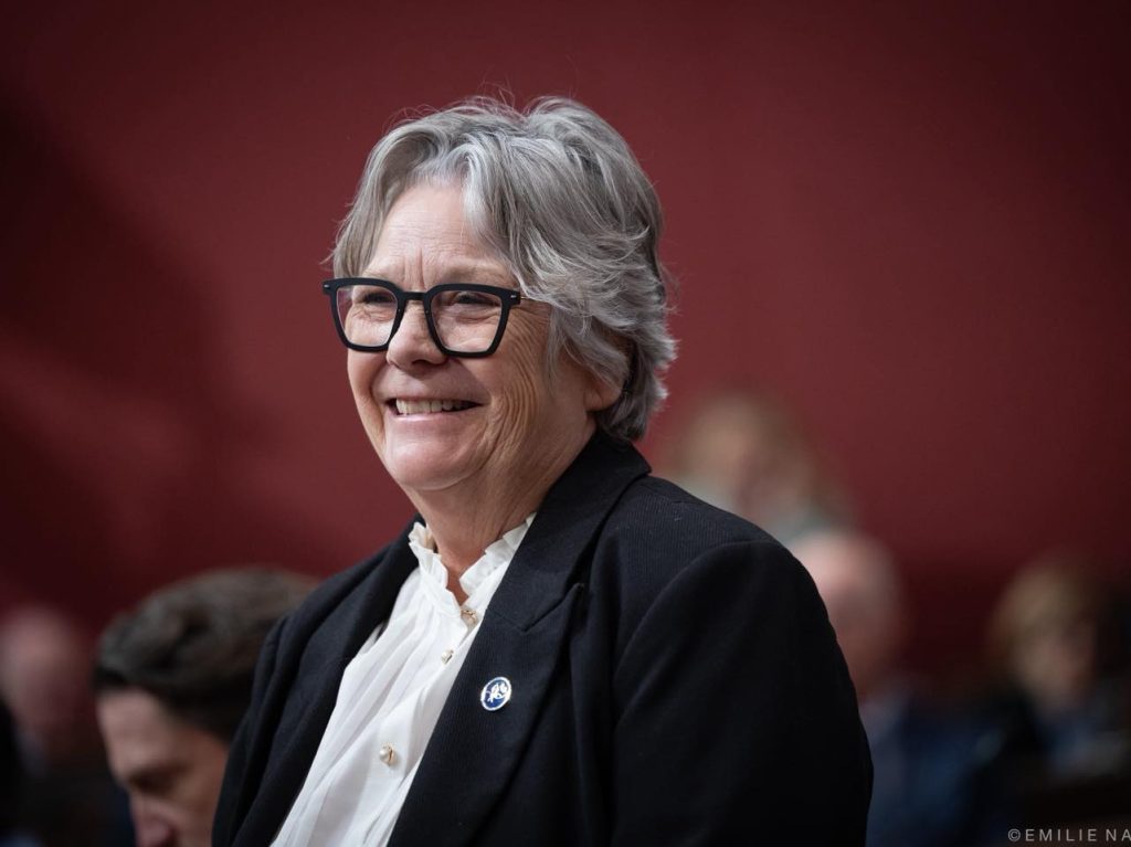 La ministre Chantal Rouleau. (Photo gracieuseté - Page Facebook députée de Pointe-aux-Trembles à l'Assemblée nationale)