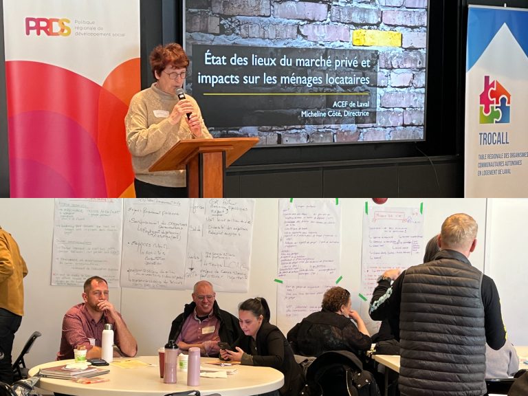 De nombreux acteurs liés au logement social, abordable et communautaire se sont récemment réunis pour mieux en comprendre les enjeux actuels sur le territoire de Laval. (Photos gracieuseté - TROCALL)