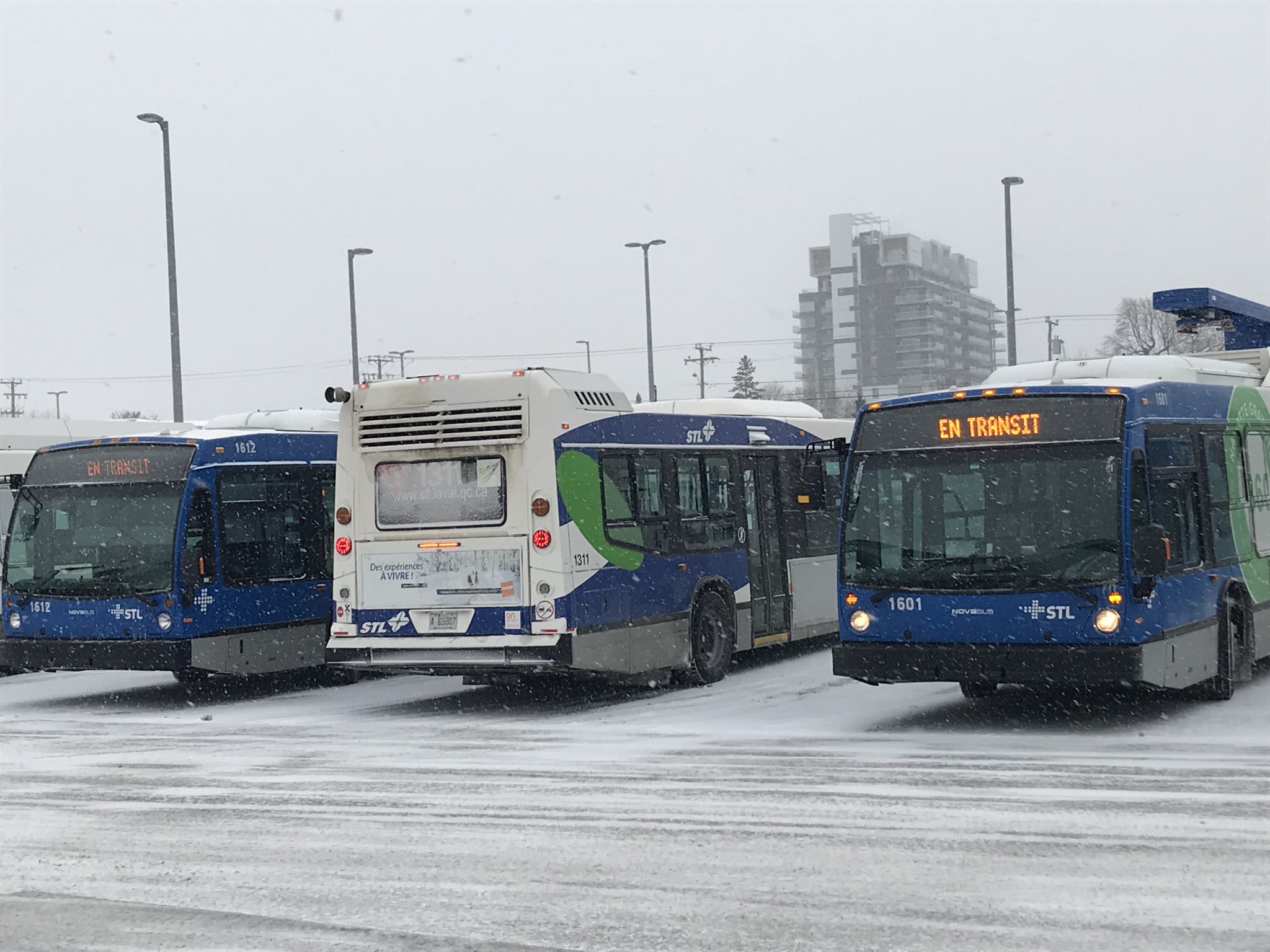 Bris de service temporaires pour le réseau d’autobus de Laval