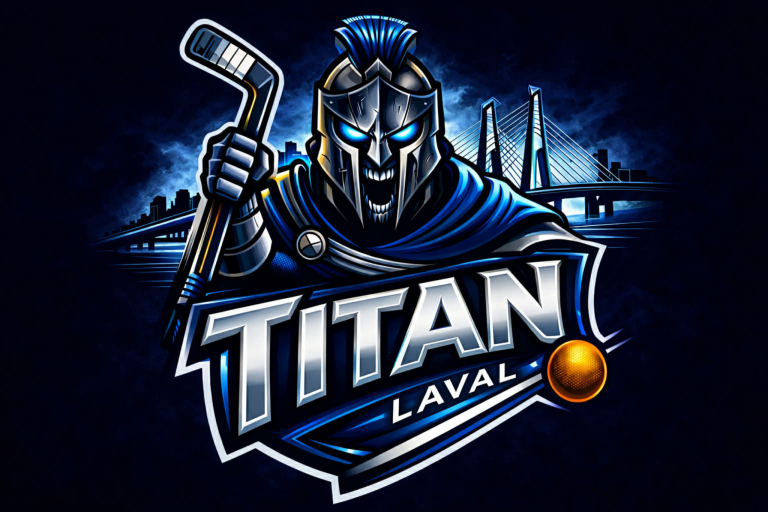 Le logo du Titan de Laval qui fera son entrée dans la LNHB à compter de la saison 2026. (Photo gracieuseté)