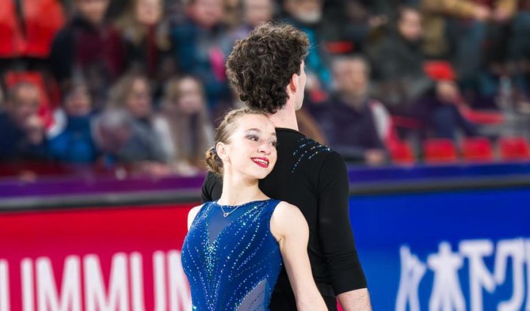 Les patineurs Julia Quattrocchi et Étienne Lacasse. (Photo gracieuseté)