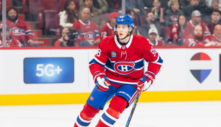 Vinzenz Rohrer lors d'un match préparatoire des Canadiens de Montréal. (Photo gracieuseté - Matt Garies / Club de hockey Canadien inc.)