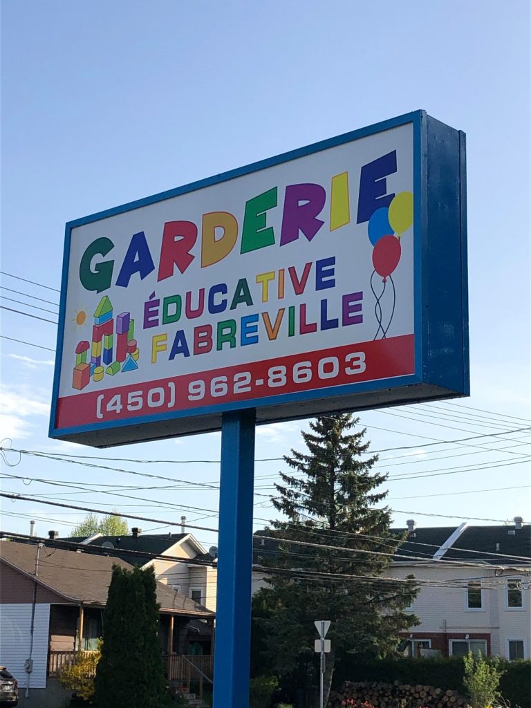 La Garderie Éducative Fabreville est située au 4206, boulevard Sainte-Rose. (Photo gracieuseté – Page Facebook Garderie Éducative Fabreville)