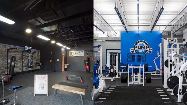 Les studios de santé 10CountFitness et PumpCity Fitness ont été mis à l'amende par l'Office de la protection du consommateur. (Captures d'écran - Google Maps)