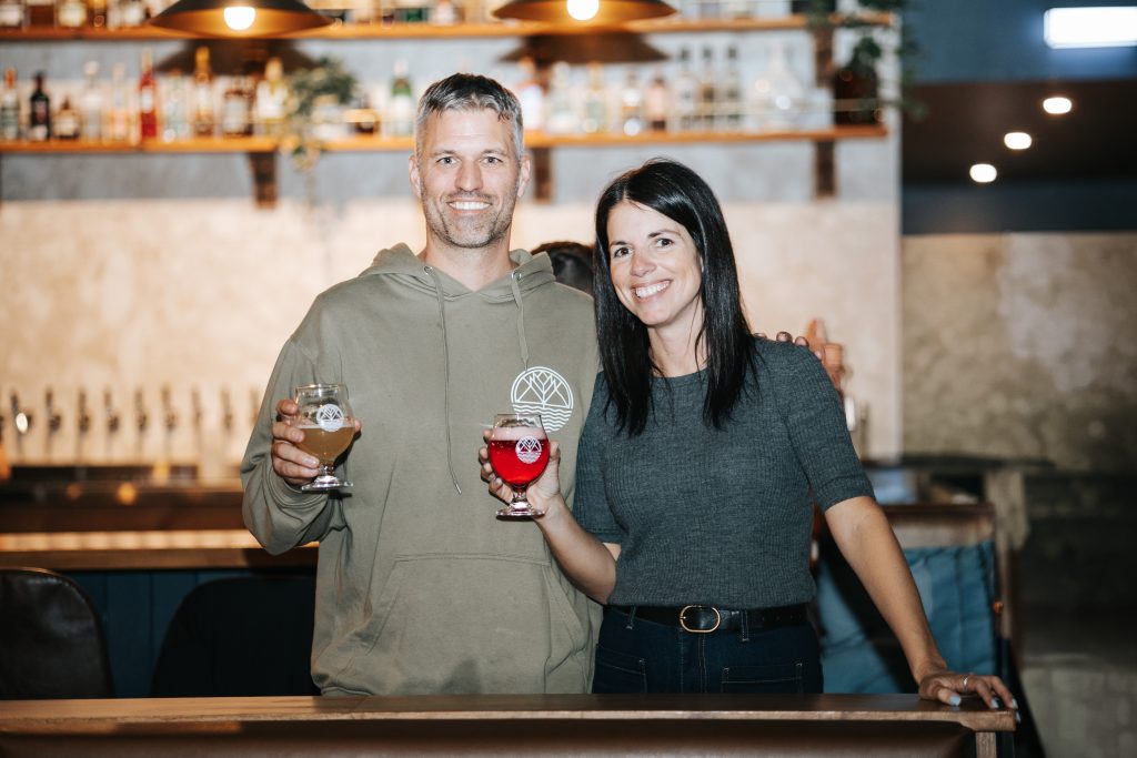 Les cofondateurs du Festival des bières de Laval et propriétaires des Insulaires Microbrasseurs, Marilène Barale et Guillaume Ouimet. (Photo gracieuseté - Aurélie Sarrazin)