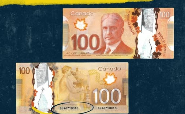 Des faux billets de 100$ sont actuellement en circulation à Laval. Le Service de police de Laval invite la population à faire preuve de vigilance. (Photo gracieuseté – Page Facebook Service de police de Laval)