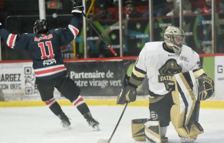 Le neuvième filet de Phélix Martineau en séries éliminatoires s'est avéré être le but gagnant. (Photo gracieuseté - BIG BEN FOTO)